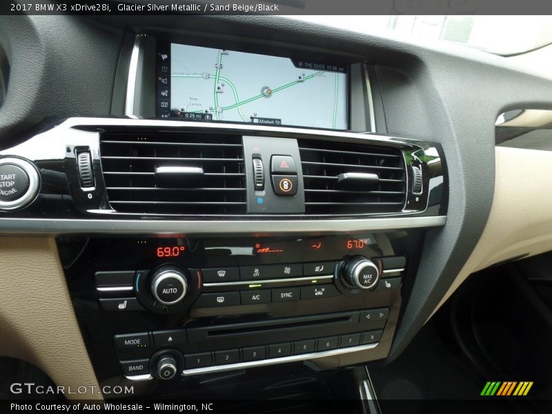 Glacier Silver Metallic / Sand Beige/Black 2017 BMW X3 xDrive28i