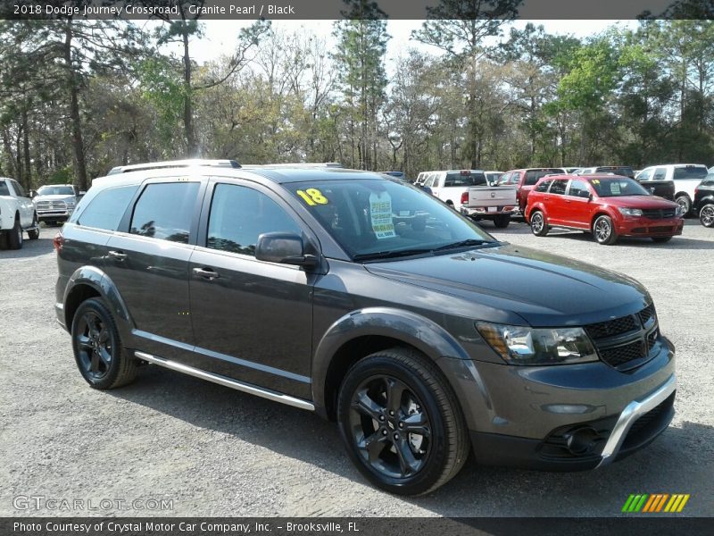 Granite Pearl / Black 2018 Dodge Journey Crossroad