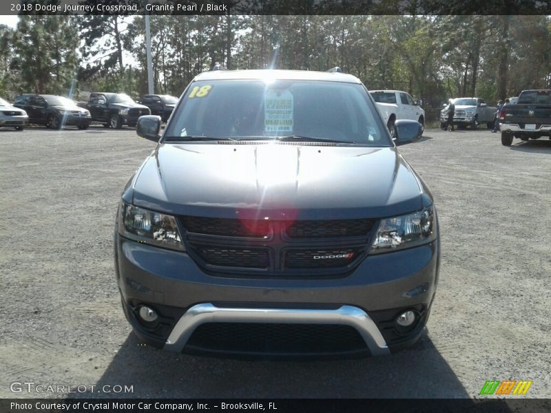 Granite Pearl / Black 2018 Dodge Journey Crossroad