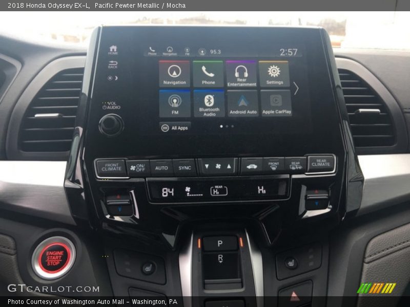 Pacific Pewter Metallic / Mocha 2018 Honda Odyssey EX-L