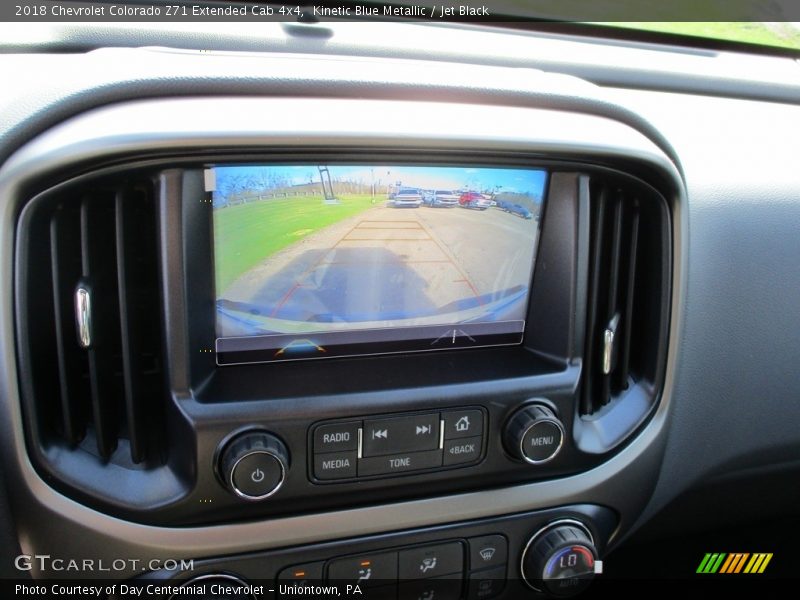 Kinetic Blue Metallic / Jet Black 2018 Chevrolet Colorado Z71 Extended Cab 4x4