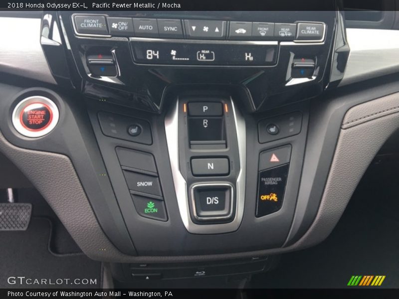 Pacific Pewter Metallic / Mocha 2018 Honda Odyssey EX-L