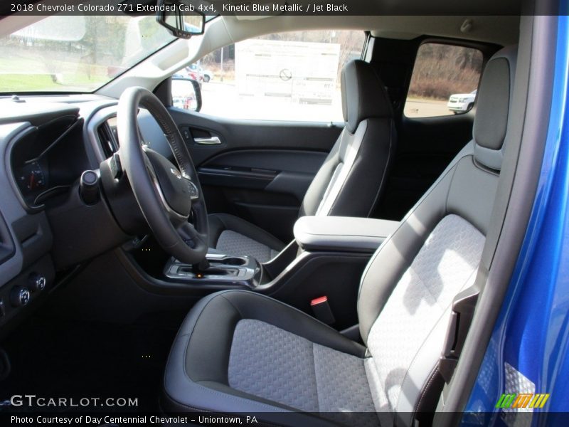 Kinetic Blue Metallic / Jet Black 2018 Chevrolet Colorado Z71 Extended Cab 4x4