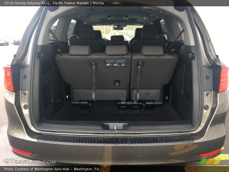 Pacific Pewter Metallic / Mocha 2018 Honda Odyssey EX-L