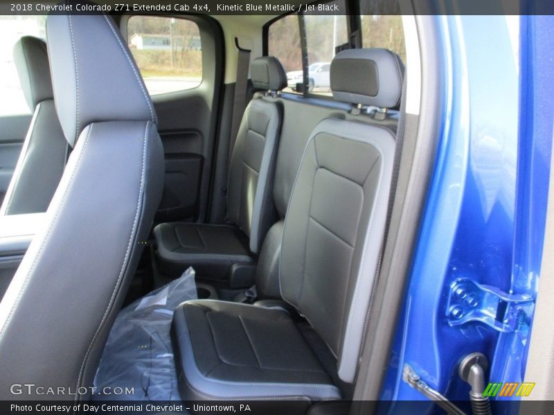 Kinetic Blue Metallic / Jet Black 2018 Chevrolet Colorado Z71 Extended Cab 4x4
