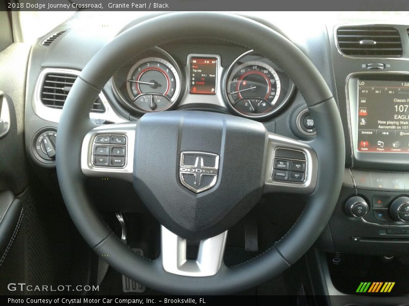 Granite Pearl / Black 2018 Dodge Journey Crossroad