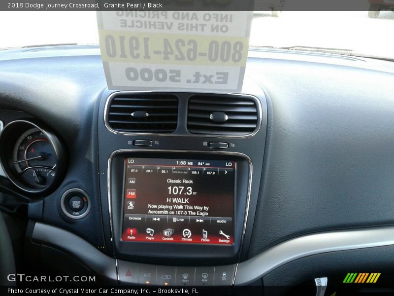 Granite Pearl / Black 2018 Dodge Journey Crossroad