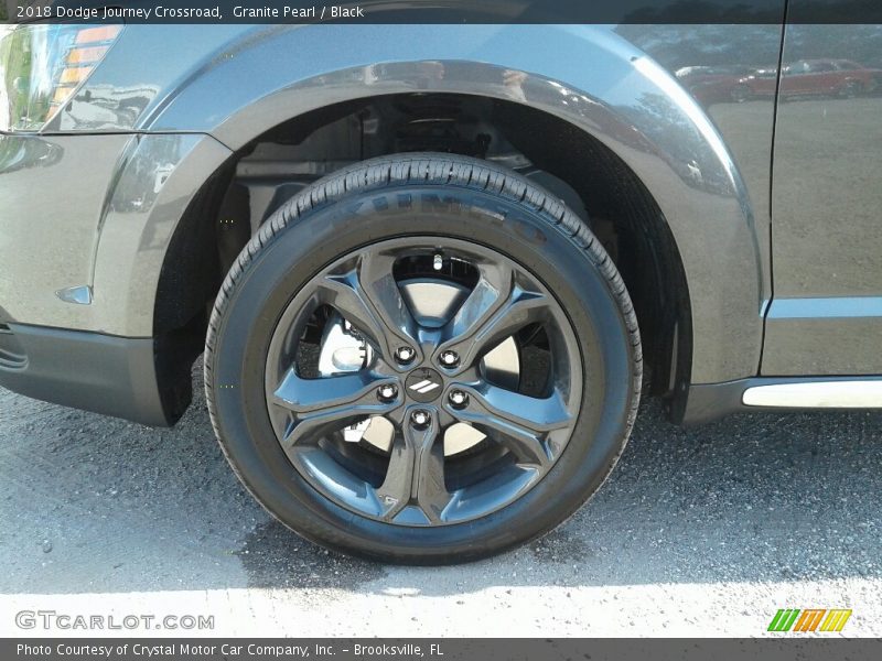 Granite Pearl / Black 2018 Dodge Journey Crossroad