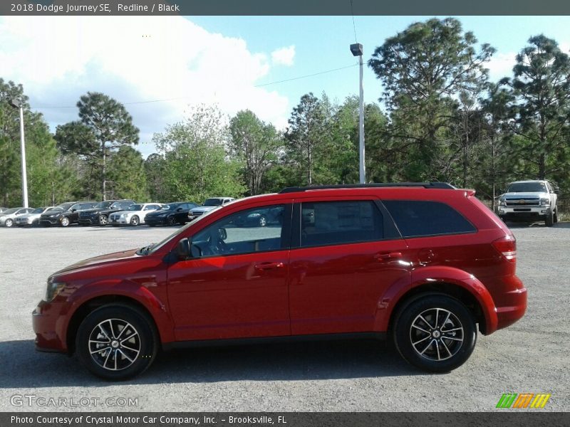 Redline / Black 2018 Dodge Journey SE