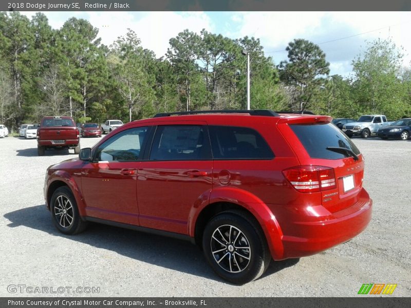 Redline / Black 2018 Dodge Journey SE