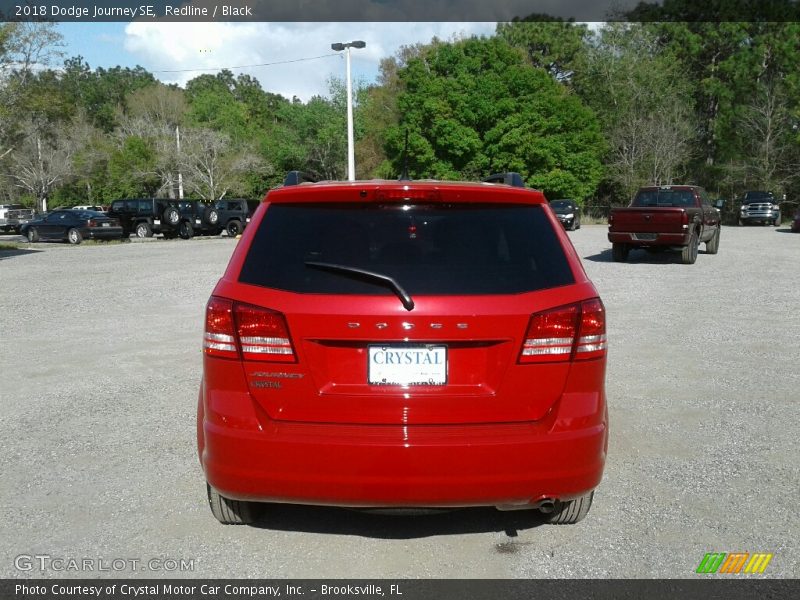 Redline / Black 2018 Dodge Journey SE