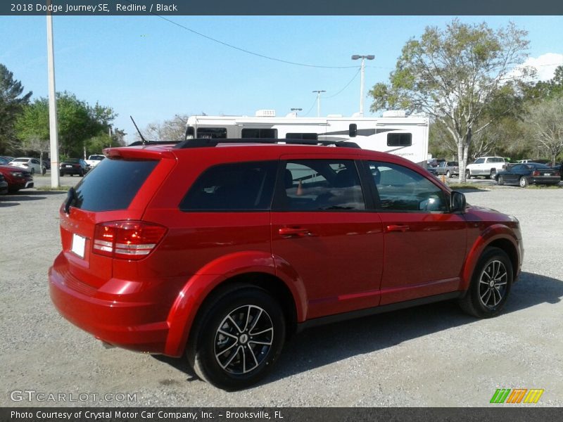 Redline / Black 2018 Dodge Journey SE