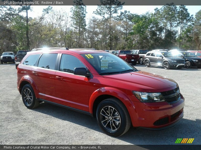 Redline / Black 2018 Dodge Journey SE