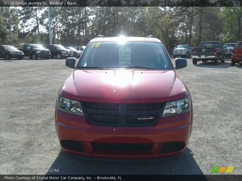 Redline / Black 2018 Dodge Journey SE