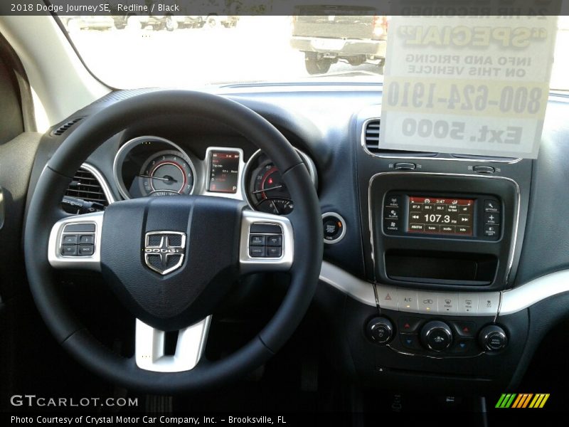 Redline / Black 2018 Dodge Journey SE
