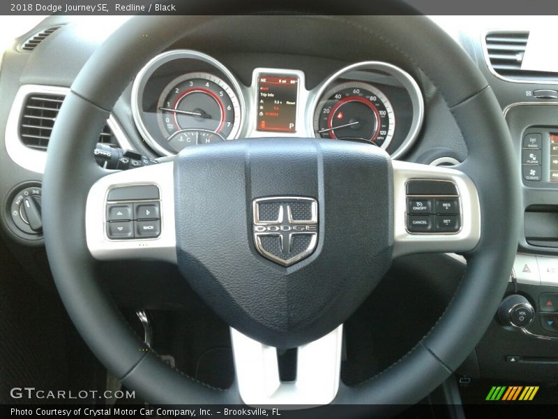 Redline / Black 2018 Dodge Journey SE
