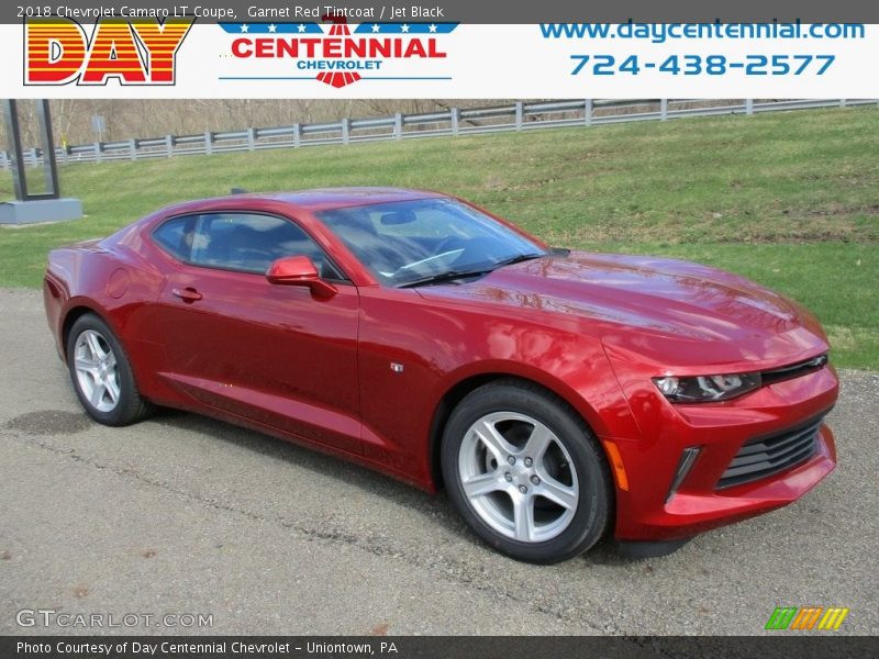 Garnet Red Tintcoat / Jet Black 2018 Chevrolet Camaro LT Coupe