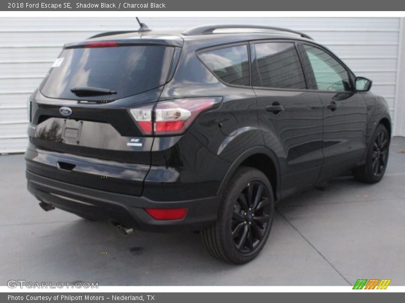 Shadow Black / Charcoal Black 2018 Ford Escape SE