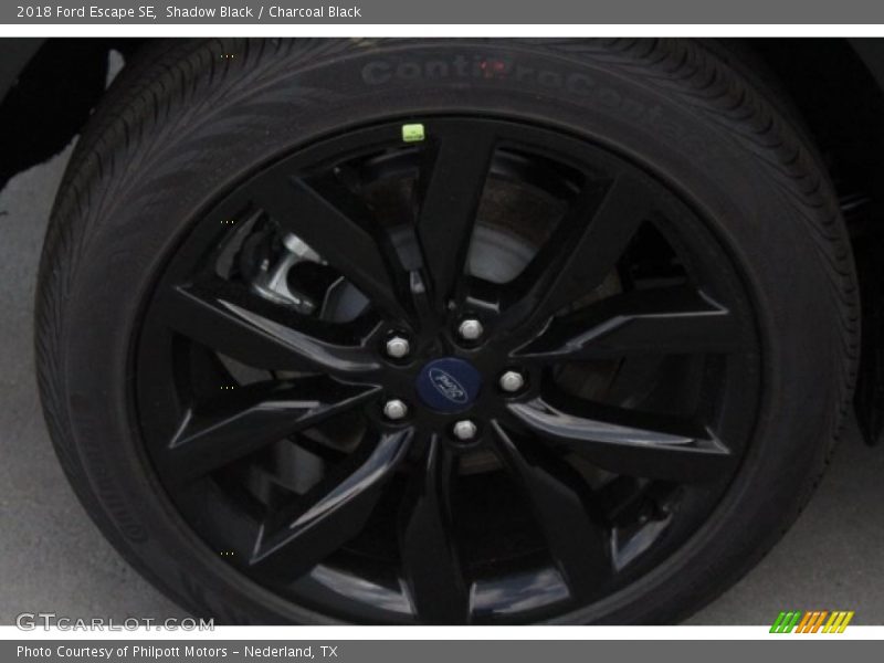 Shadow Black / Charcoal Black 2018 Ford Escape SE