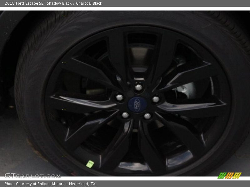 Shadow Black / Charcoal Black 2018 Ford Escape SE