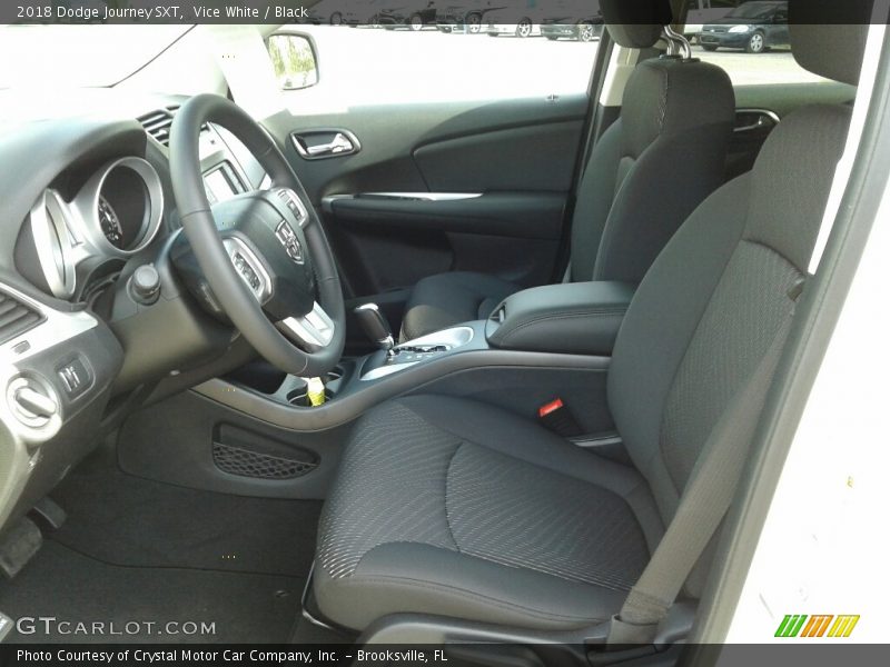 Vice White / Black 2018 Dodge Journey SXT