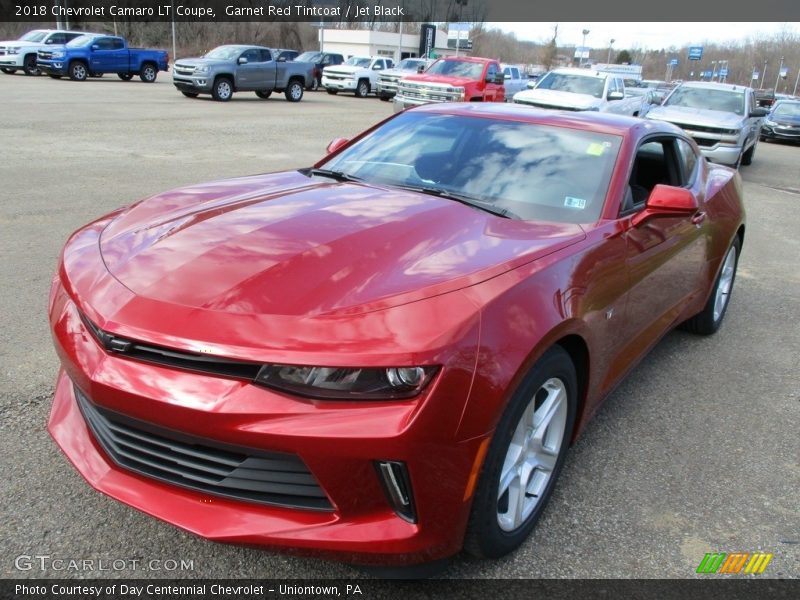 Garnet Red Tintcoat / Jet Black 2018 Chevrolet Camaro LT Coupe