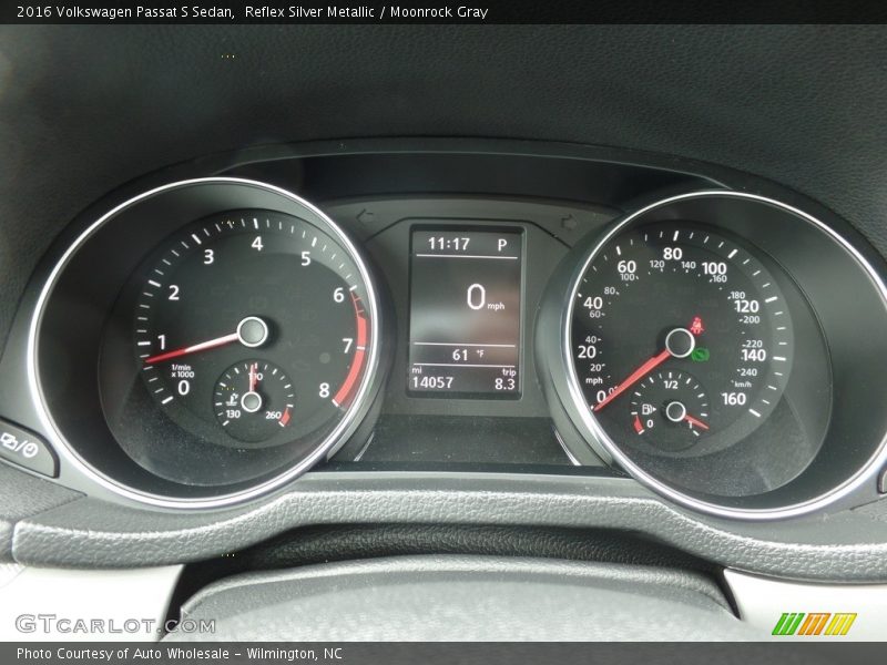 Reflex Silver Metallic / Moonrock Gray 2016 Volkswagen Passat S Sedan
