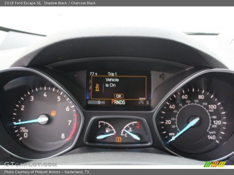 Shadow Black / Charcoal Black 2018 Ford Escape SE