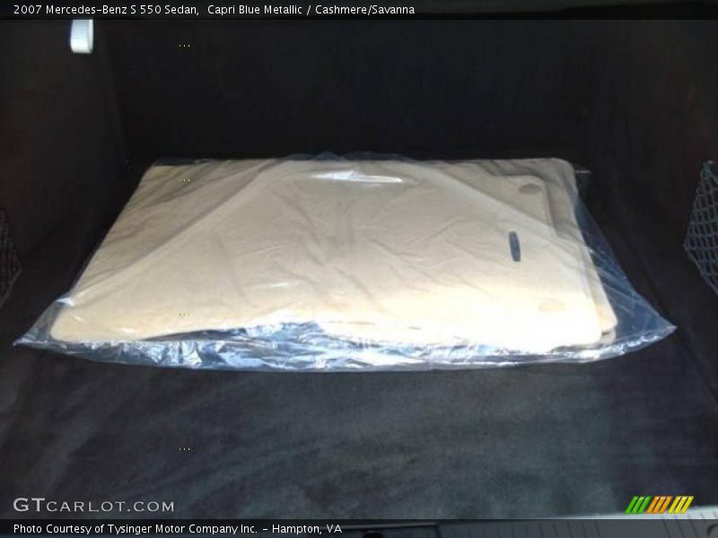 Capri Blue Metallic / Cashmere/Savanna 2007 Mercedes-Benz S 550 Sedan