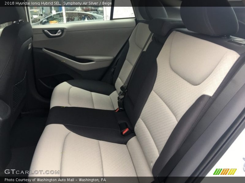 Rear Seat of 2018 Ioniq Hybrid SEL