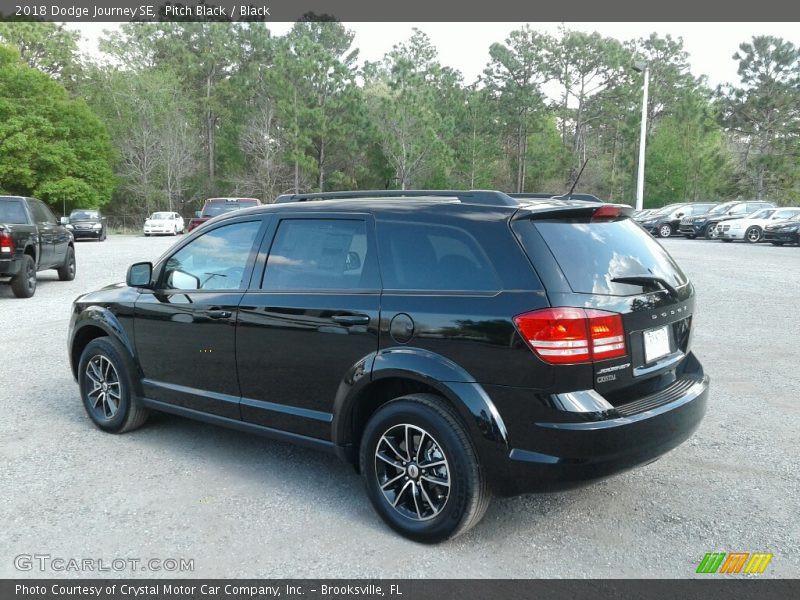 Pitch Black / Black 2018 Dodge Journey SE