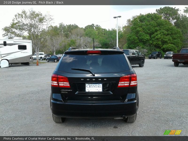 Pitch Black / Black 2018 Dodge Journey SE