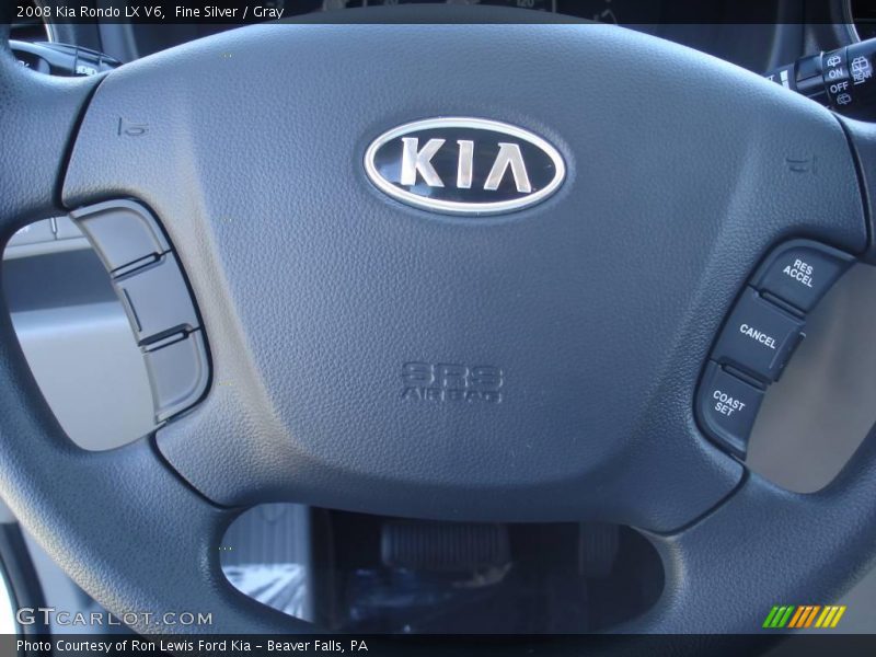Fine Silver / Gray 2008 Kia Rondo LX V6