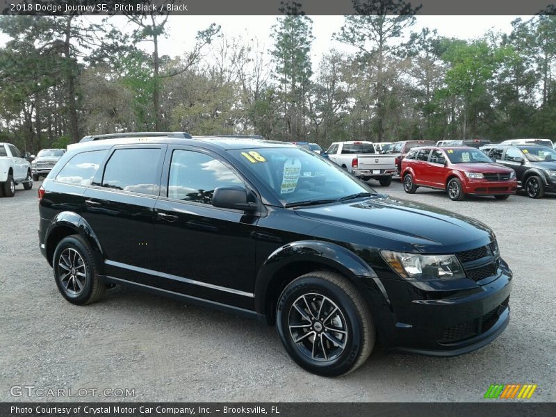 Pitch Black / Black 2018 Dodge Journey SE