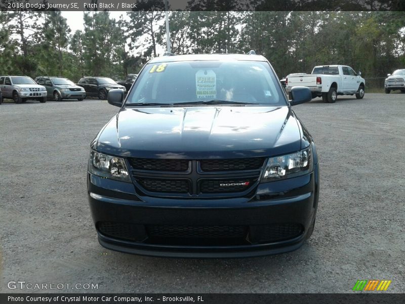 Pitch Black / Black 2018 Dodge Journey SE