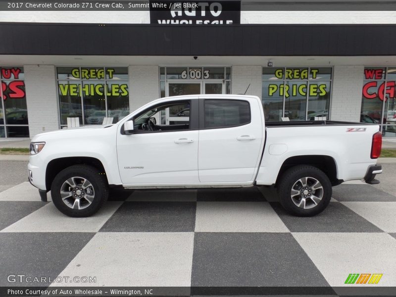 Summit White / Jet Black 2017 Chevrolet Colorado Z71 Crew Cab