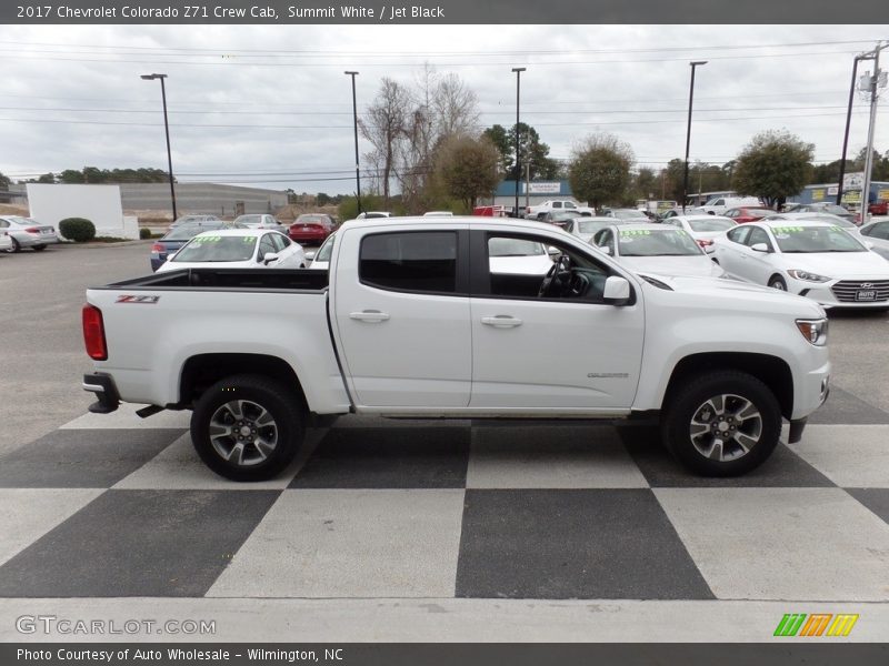 Summit White / Jet Black 2017 Chevrolet Colorado Z71 Crew Cab