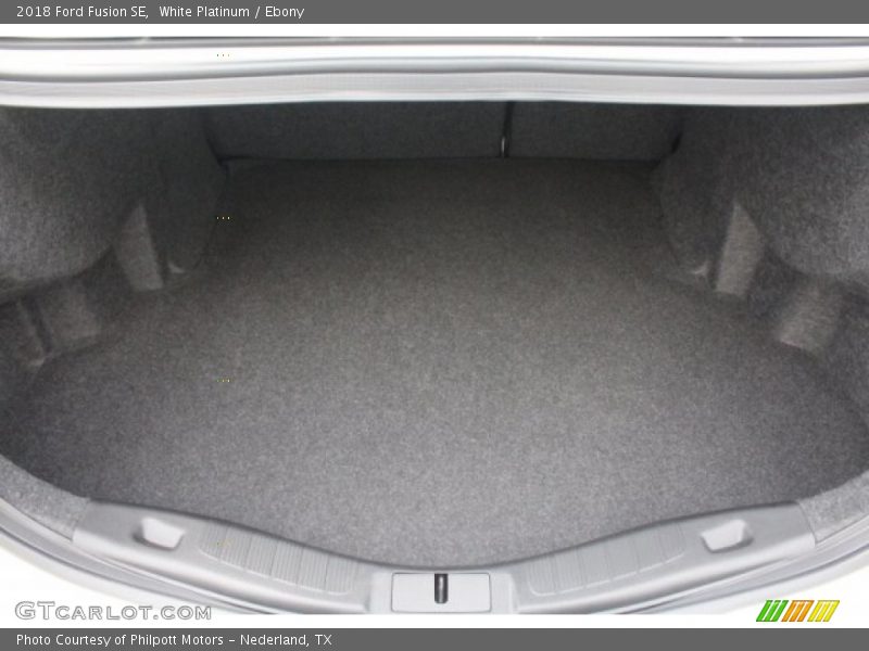 White Platinum / Ebony 2018 Ford Fusion SE