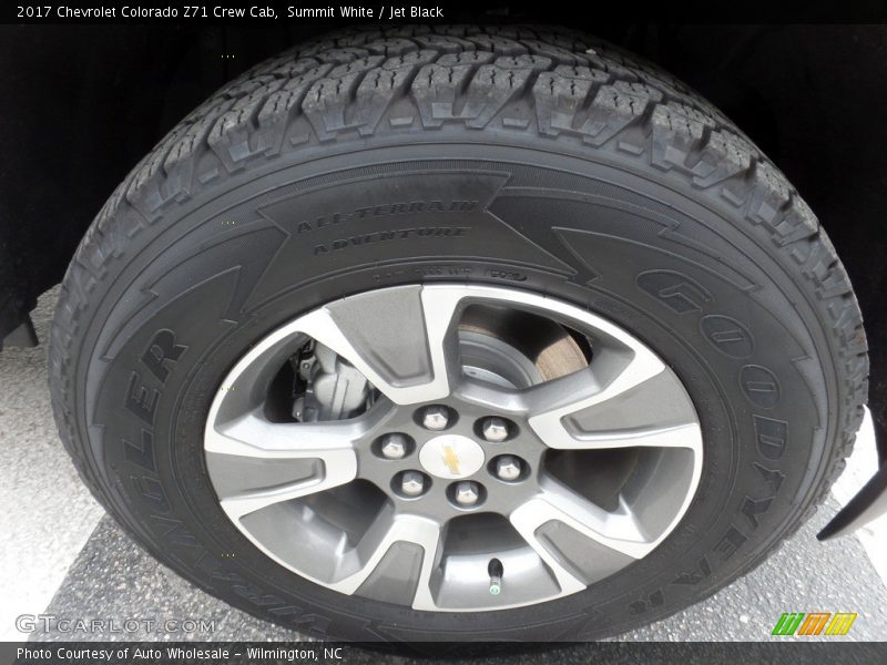 Summit White / Jet Black 2017 Chevrolet Colorado Z71 Crew Cab