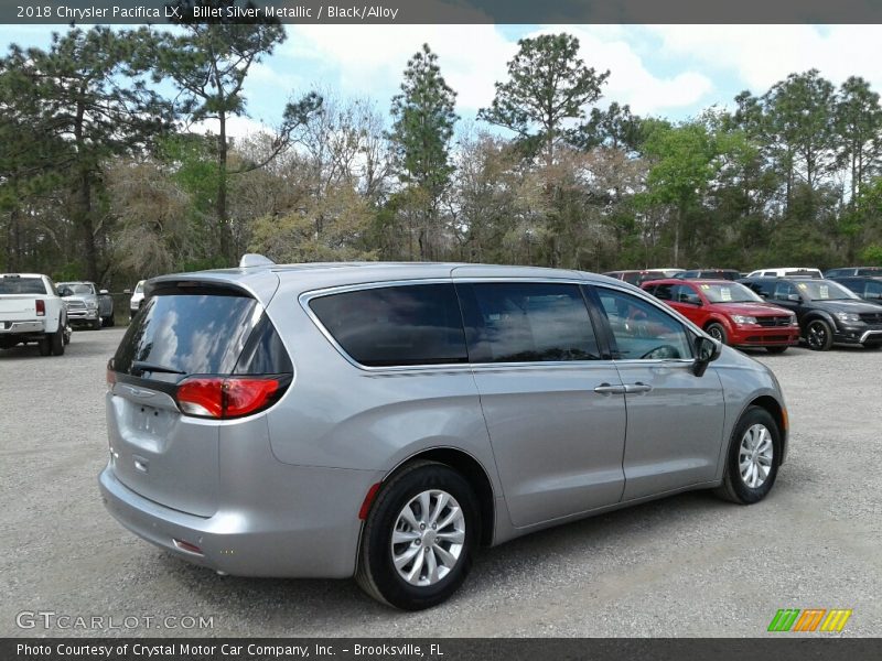 Billet Silver Metallic / Black/Alloy 2018 Chrysler Pacifica LX