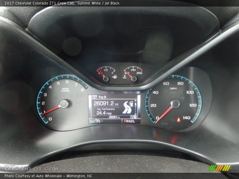 Summit White / Jet Black 2017 Chevrolet Colorado Z71 Crew Cab