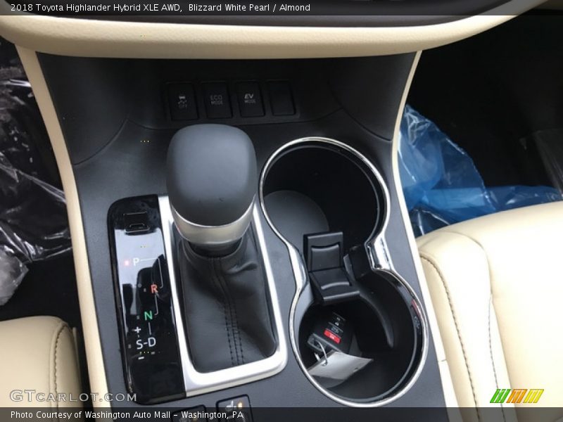  2018 Highlander Hybrid XLE AWD ECVT Automatic Shifter