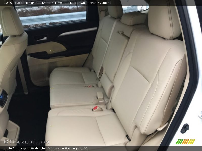 Rear Seat of 2018 Highlander Hybrid XLE AWD
