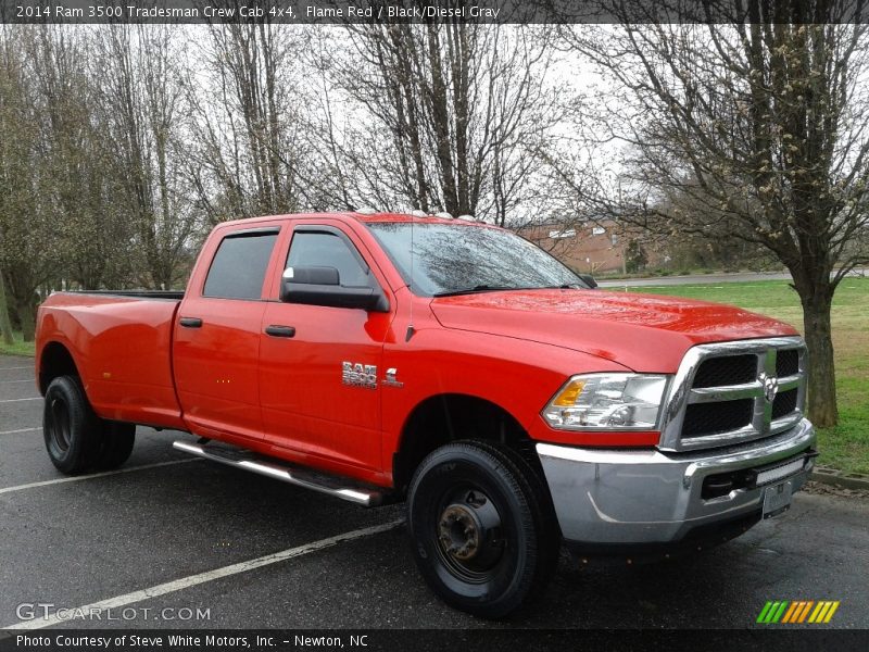 Flame Red / Black/Diesel Gray 2014 Ram 3500 Tradesman Crew Cab 4x4