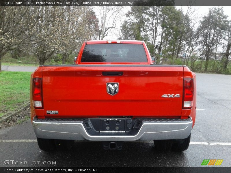 Flame Red / Black/Diesel Gray 2014 Ram 3500 Tradesman Crew Cab 4x4