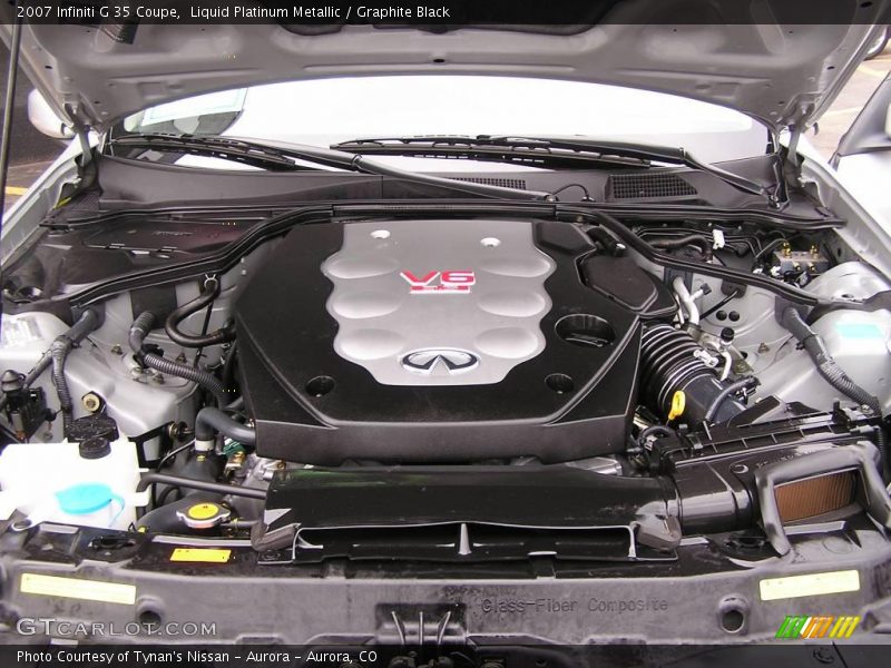 Liquid Platinum Metallic / Graphite Black 2007 Infiniti G 35 Coupe
