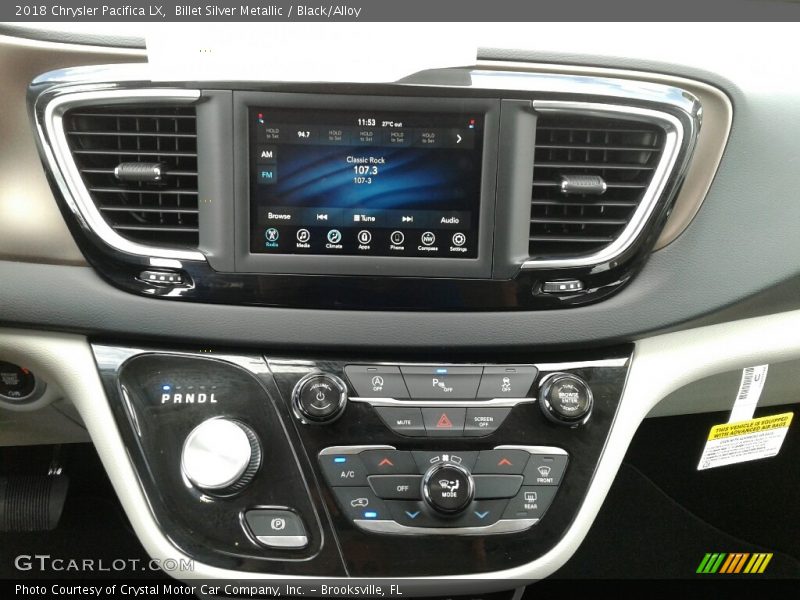 Billet Silver Metallic / Black/Alloy 2018 Chrysler Pacifica LX