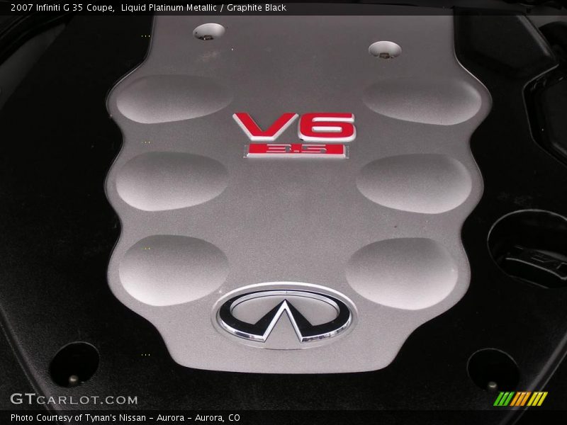 Liquid Platinum Metallic / Graphite Black 2007 Infiniti G 35 Coupe