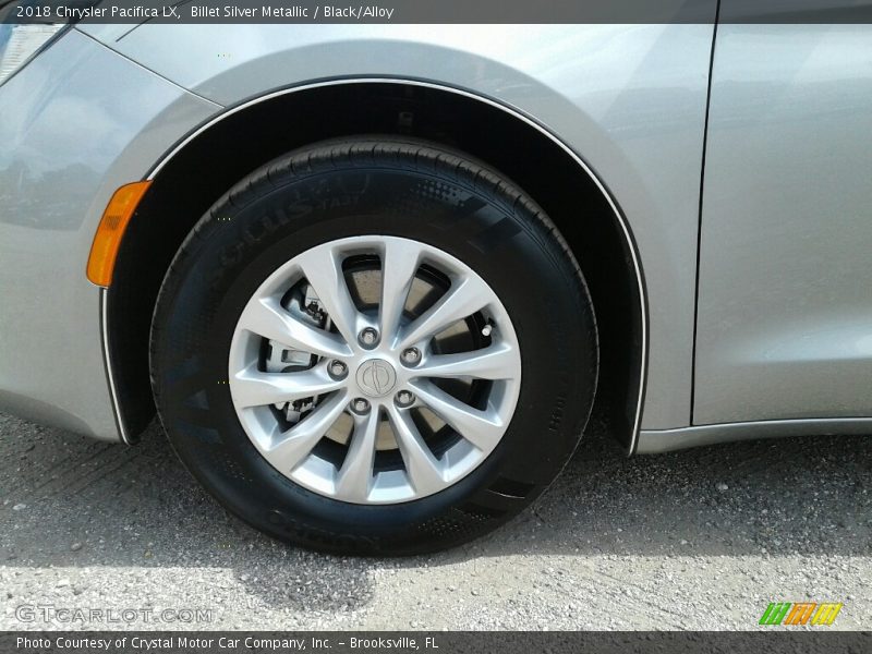 Billet Silver Metallic / Black/Alloy 2018 Chrysler Pacifica LX