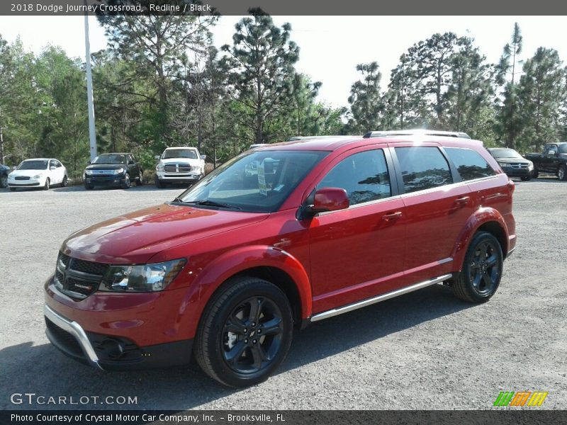 Redline / Black 2018 Dodge Journey Crossroad